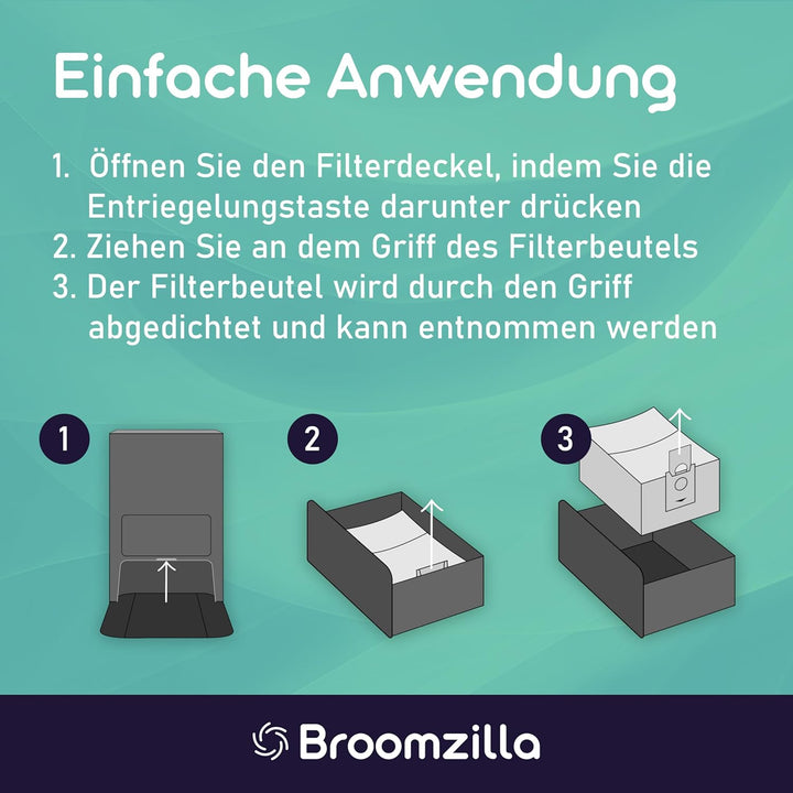 10 Stück Staubbeutel für Ecovacs Deebot X1 Omni / X1 e Omni / T20 Omni / T20e Omni Saugroboter Absau