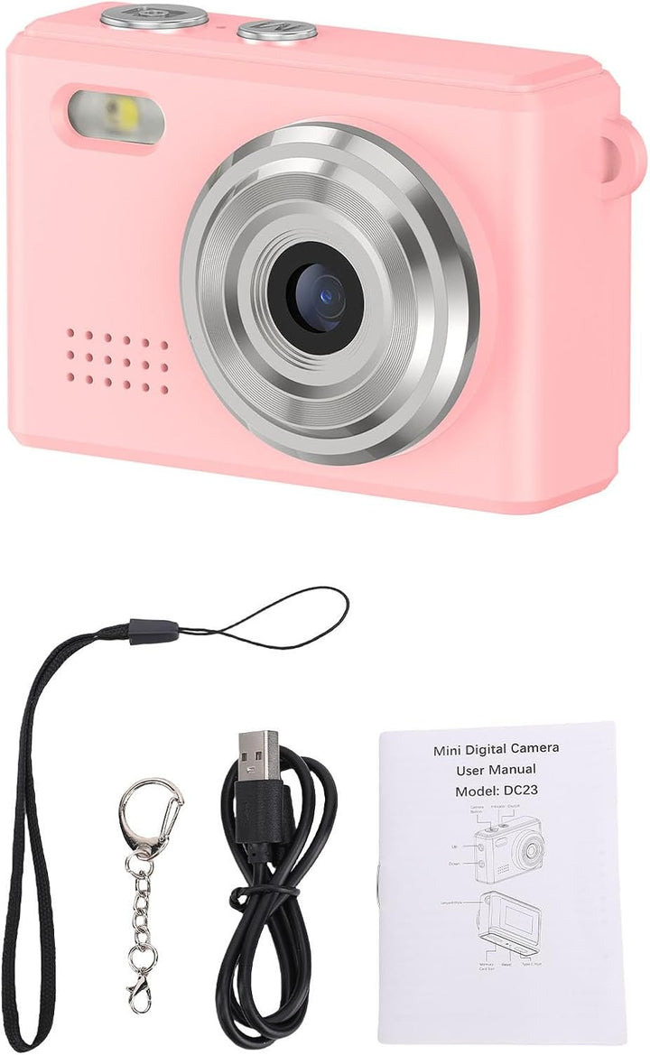 Annadue Keychain Digitalkamera 1080P 12 MP mit 0,96 Zoll Display, 6 Filtern, LED Licht, Tragbarer Re