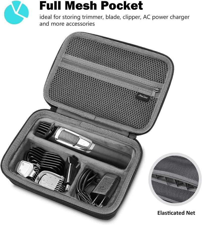 ProCase Hart Koffer Hülle Tasche für Philips Norelco Multigroom Series 3000 5000 7000 MG3750 MG5750/