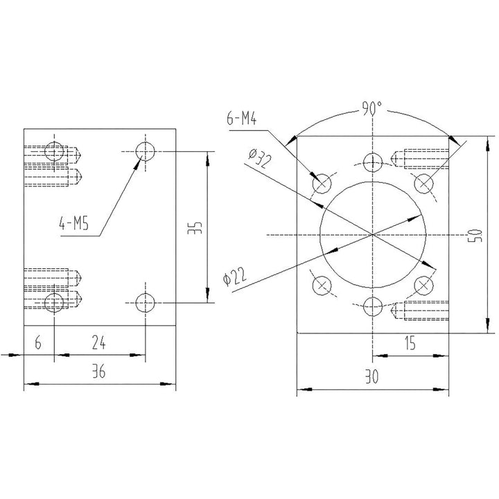 CNCYEAH SFU1204 Kugelumlaufspindel 300 mm Kugelumlaufspindeln mit Metallabweiser + Handradmutter BK1