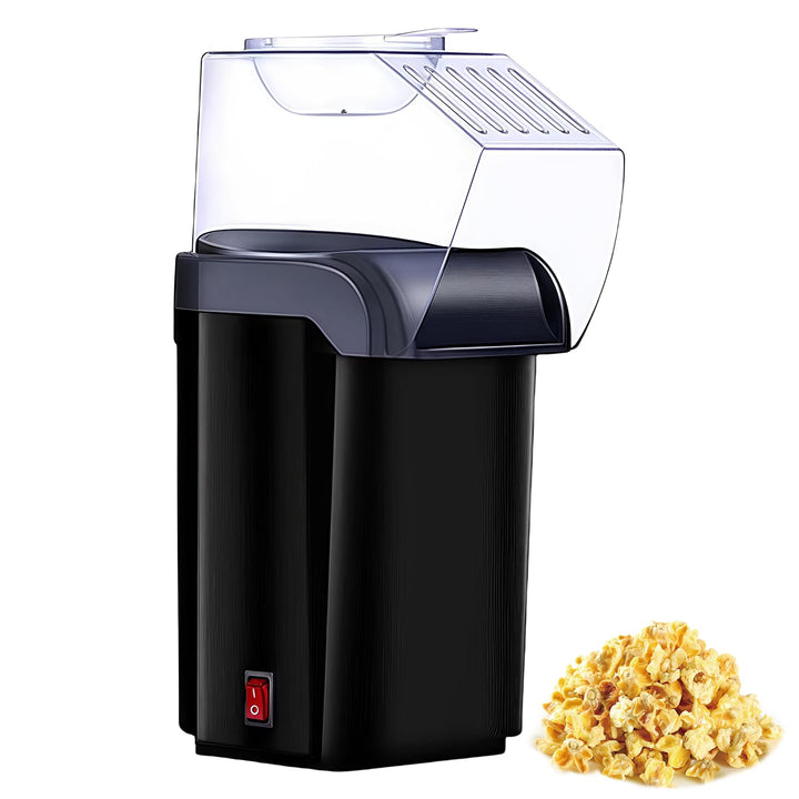 HeissLuft Popcornmaschine, 1200W Elektrische Popcorn Maker Selbstgemachte Schnelles Popcorn 2 Minute