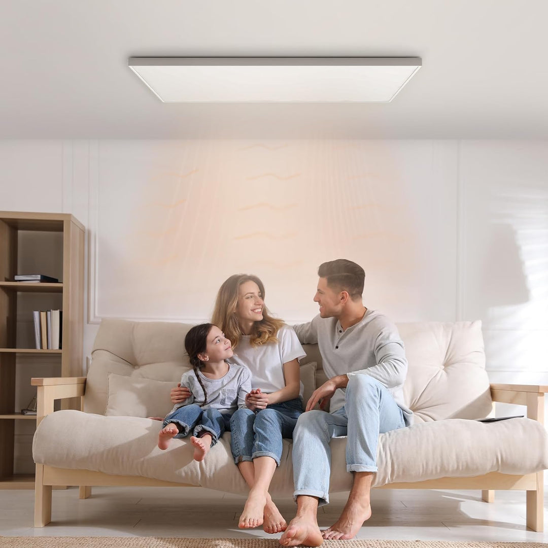 Infrarotheizung Deckenmontage mit Thermostat, Deckenheizung Infrarot Deckenheizstrahler, APP Fernbed