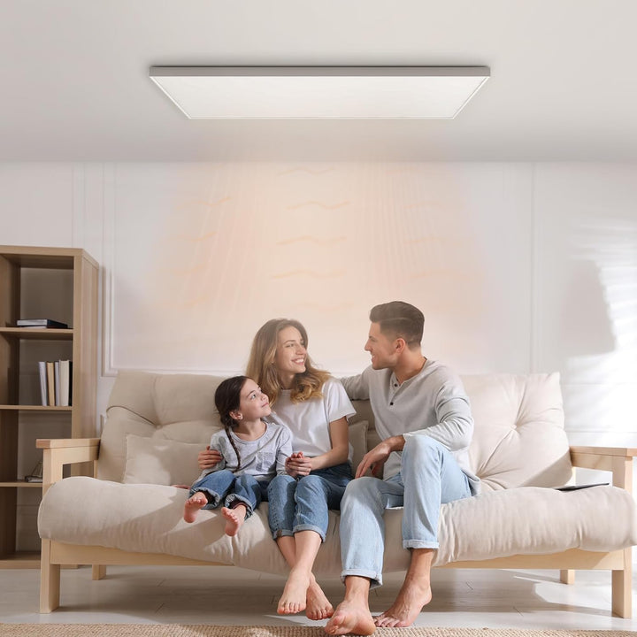 Infrarotheizung Deckenmontage mit Thermostat, Deckenheizung Infrarot Deckenheizstrahler, APP Fernbed