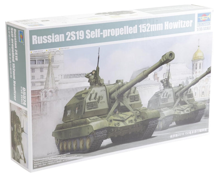 Trumpeter 005574-1/35 Russische Haubitze 2S19 auf Selbstfahrlafette