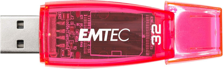 EMTEC USB-Stick 2.0 C410, Flash-Laufwerk 32 GB, Lesung 5 MB/S, Schreiben 15 MB/S, kompatibel mit USB