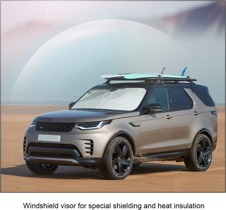 BIXUAN Sonnenschutz kompatibel mit Land Rover Discovery 5 L462 2017-2024 Sport L550 2015-2024 Windsc