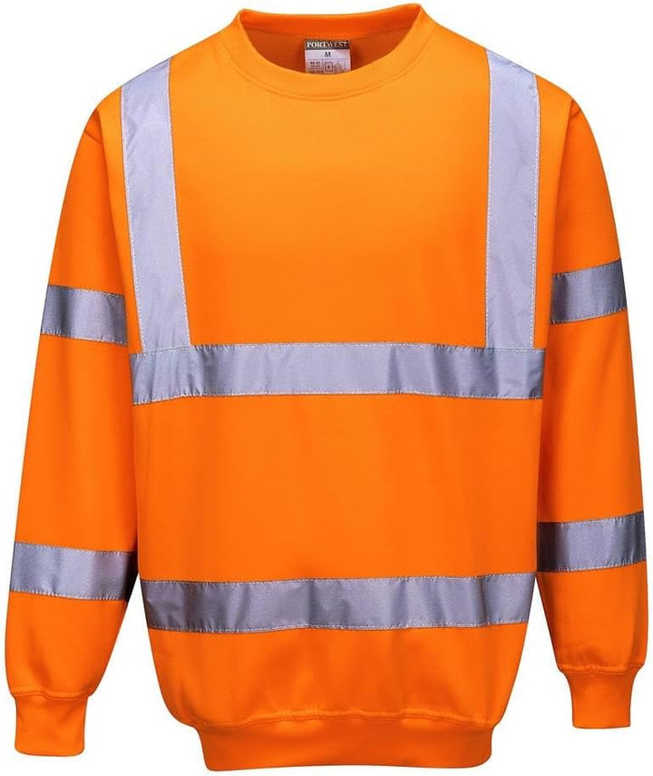 Portwest Warnschutz-Pullover, Farbe: Orange. Grösse: 5XL, B303ORR5XL 5XL Orange, 5XL Orange