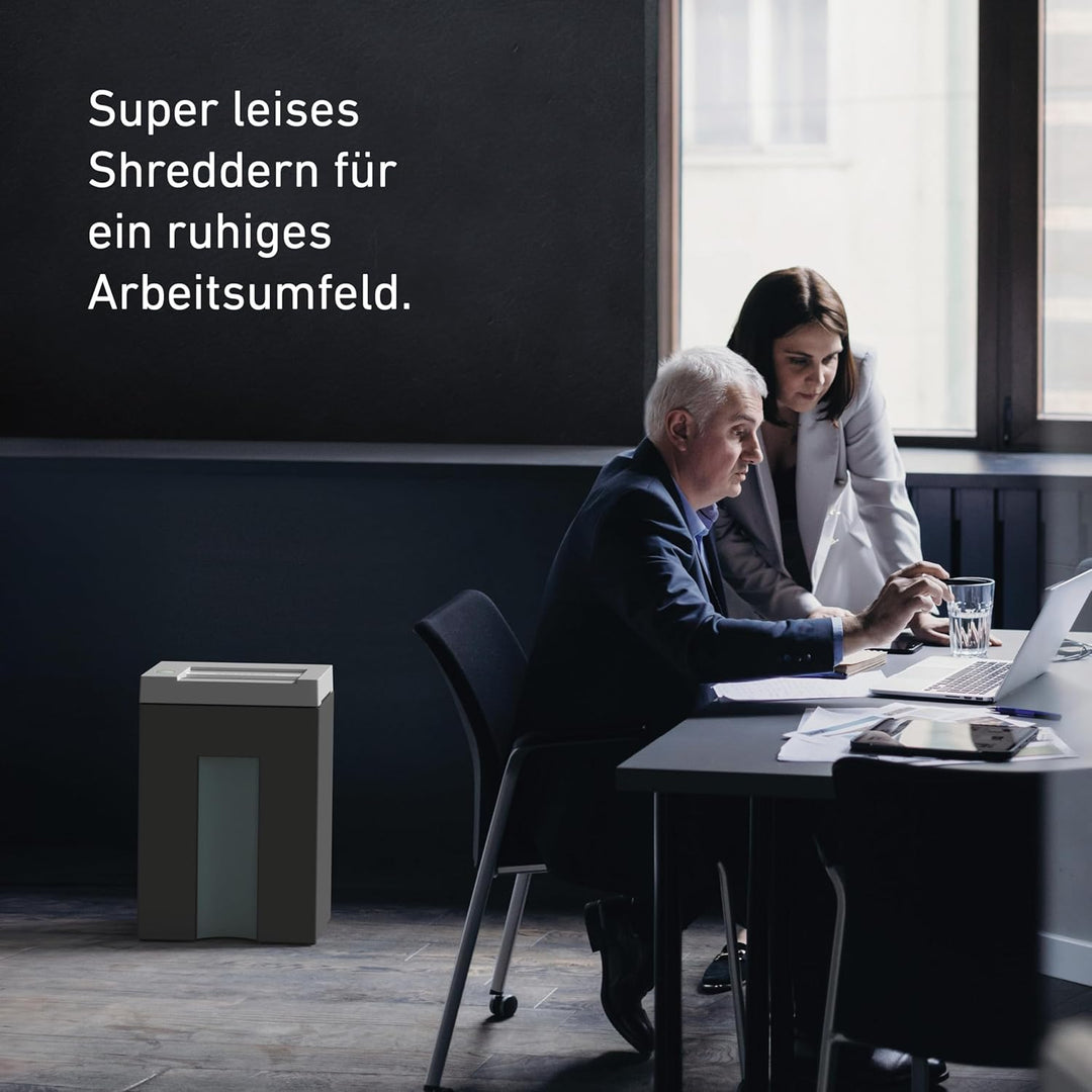 EBA 1128 C 3x25 mm, Premium Schreibtisch-Aktenvernichter, Sicherheitsstufe P-4, Partikelschnitt, 5-6