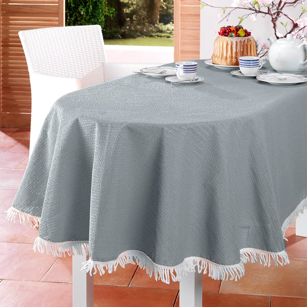 EMHELLE Gartentischdecke Garten Balkon Terrasse Tischdecke Camping Picknick Rund Oval Eckig Aussen u