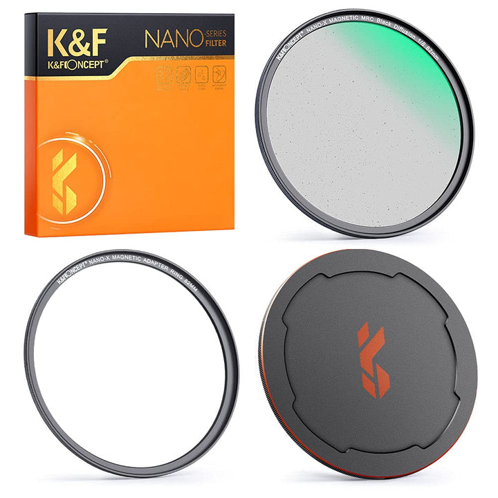 K&F Concept Nano X-Serie Black-Mist 1/8 magnetisch Magnetfilter Black Promist 1/8 Filter Effektfilte