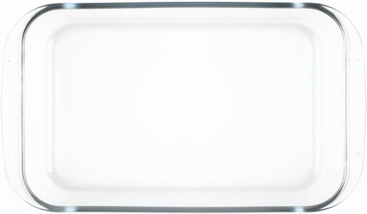 Ibili 480734 Bräter Ofen ECKIG Kristall 34 x 21, Rot 100 x 15 x 1,8 cm, 100 x 15 x 1,8 cm