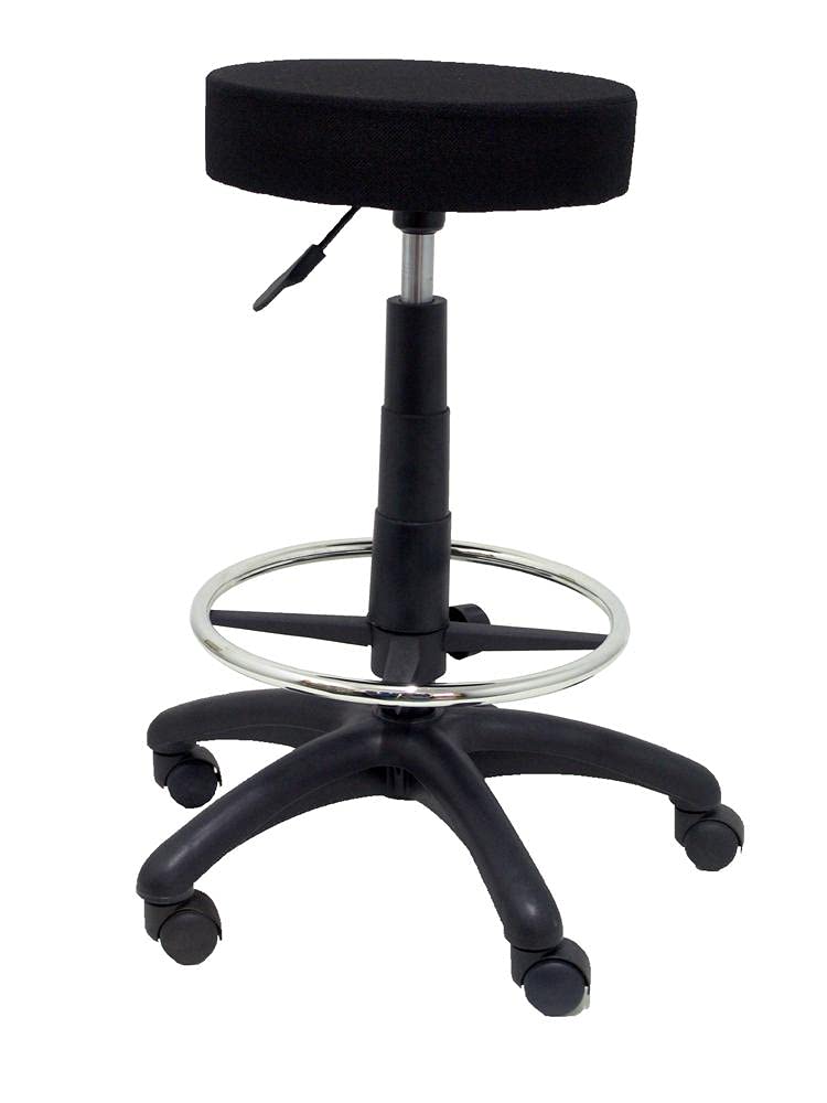 5 Star Drehbarer Hocker mit Gaselevation Tokio, maximale Höhe 72 cm, schwarz