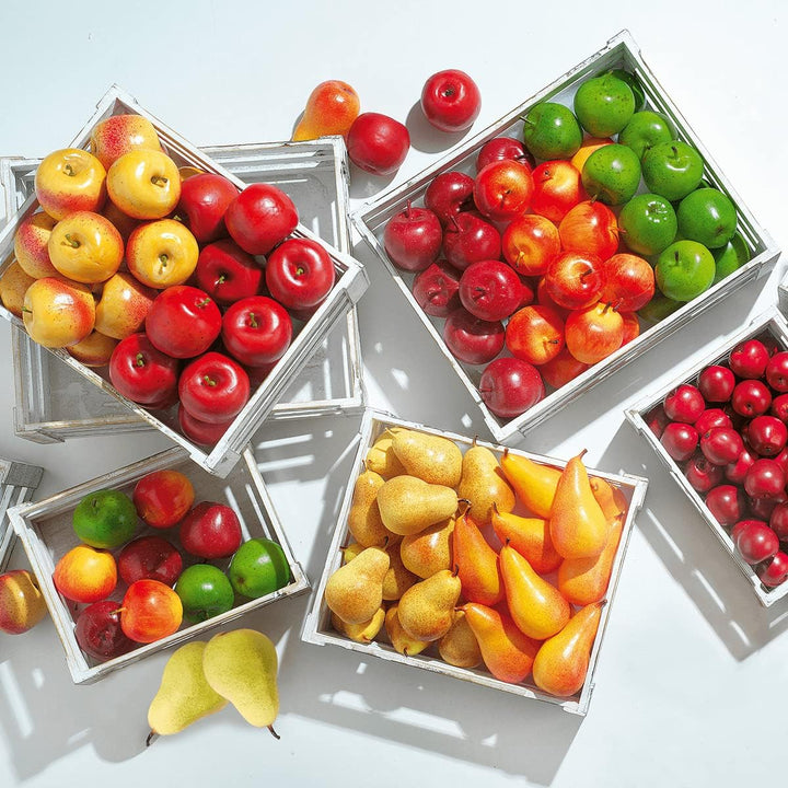 Deko-Äpfel Dummy Apfel-Set Fake Attrappen grün 7 cm Ø 3 Stück Dekoration