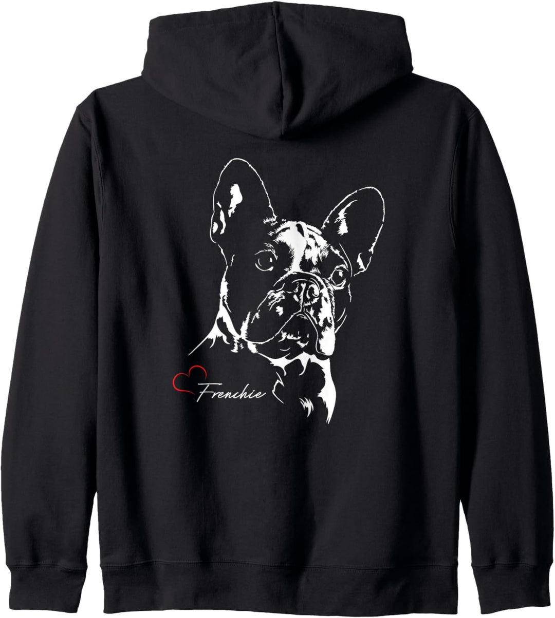 Frenchie Französische Bulldogge Hund Hunde Hundeportrait Kapuzenjacke