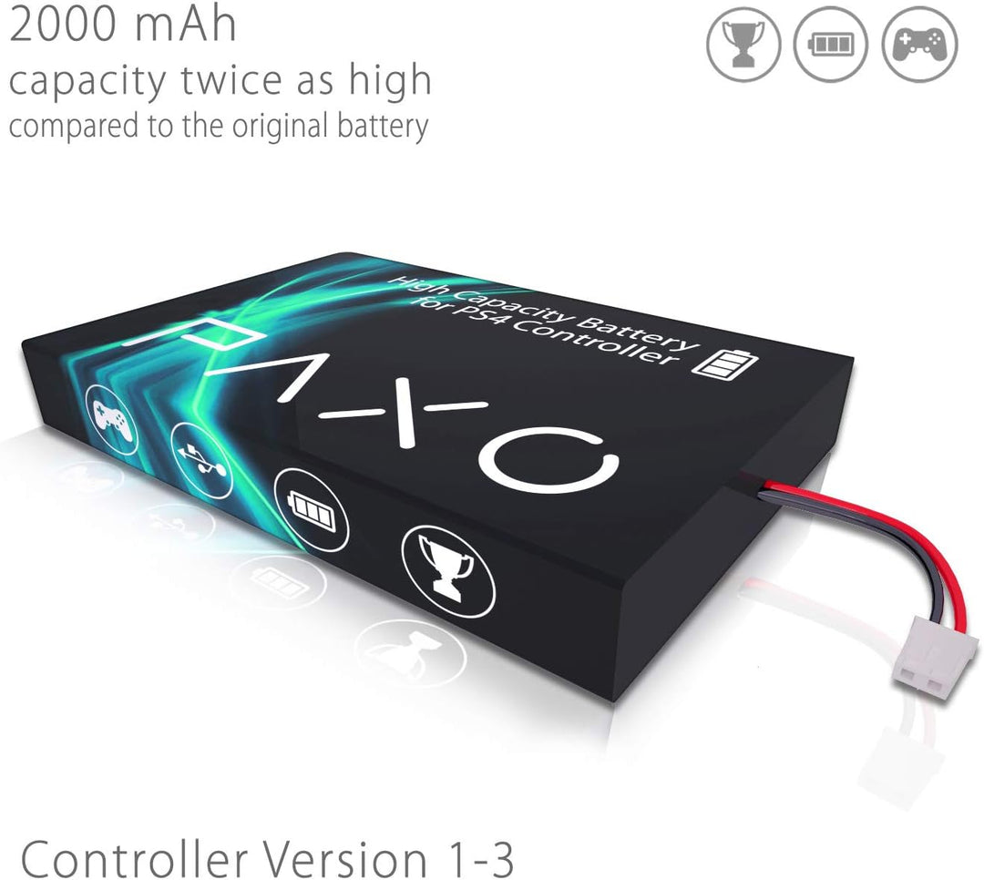 Englische Anleitung | High-Performance Li-Ionen Akku 2000mAh für PS4 Controller Version 1-3 // Austa