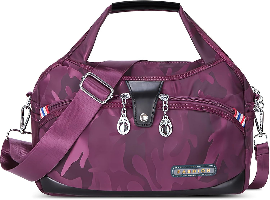 DIRRONA Damen Umhängetasche Multi Pocket Crossbody Bag Schultertaschen Leicht Handtasche Waterproof