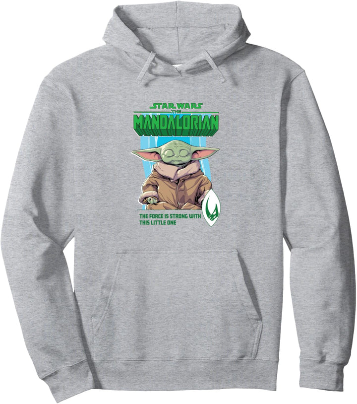Star Wars: The Mandalorian Grogu The Force Is Strong Pullover Hoodie