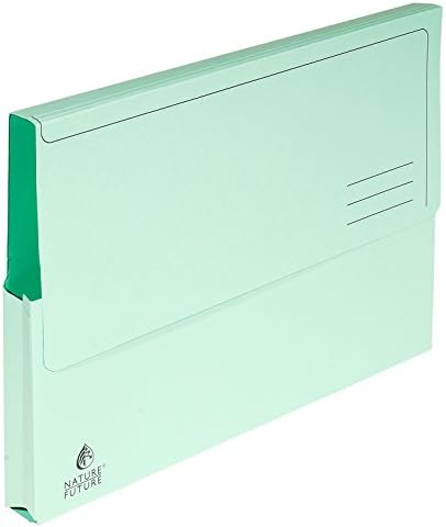 Exacompta 46773E 50er Pack Aktenmappen SUPER DIN A4. Aus stabilen Manila-Karton mit Beschriftungslin
