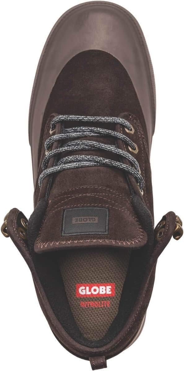 Globe Motley Mid Unisex-Erwachsene Hohe Sneakers 40.5 EU Mehrfarbig Dark Brown Mudguard 000, 40.5 EU