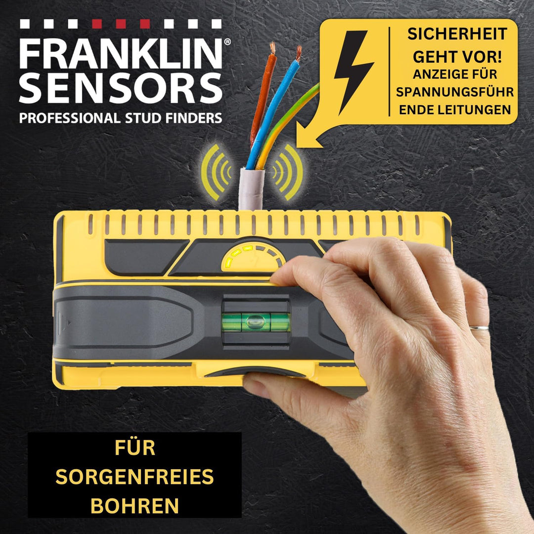 Franklin Sensors ProSensor M70 Profi Bolzenfinder mit 7 Sensoren für höchste Genauigkeit, erkennt Ho