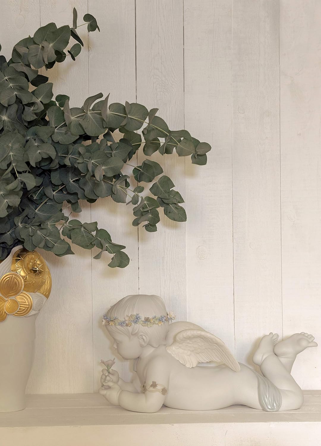 LLADRÓ Figur Mein Geliebter Engel. Kleiner Engel. Porzellan.