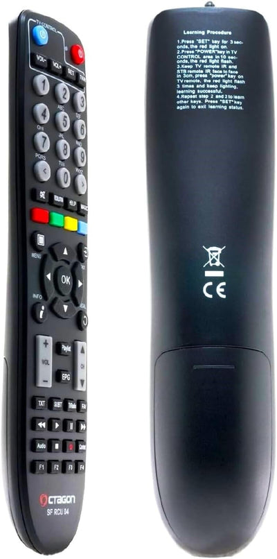 SF8008 4K UHD Original Fernbedienung für alle SF8008-Modelle (SF RCU04), 2in1 Fernbedienung (ohne An