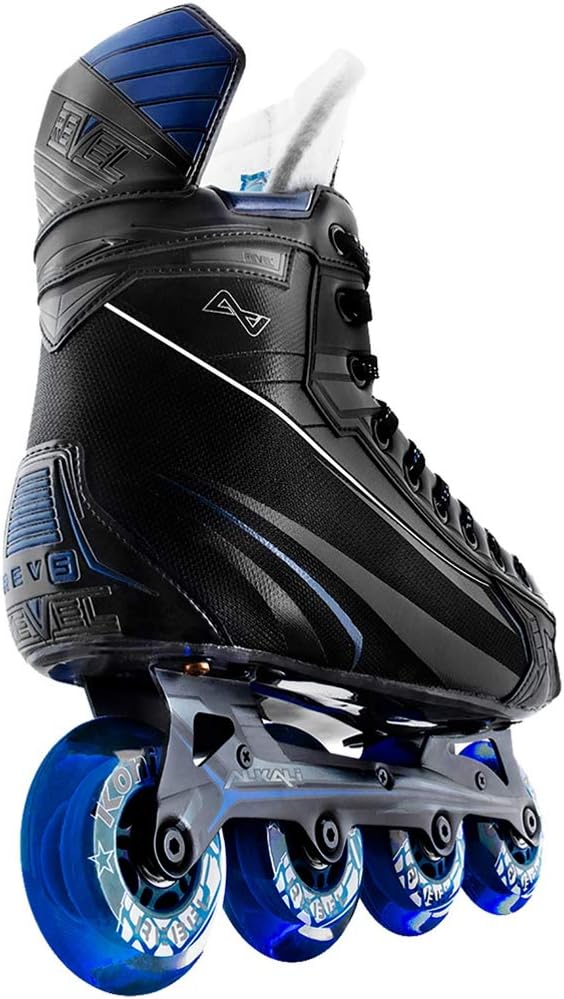 Alkali Revel 5 Inliner Herren Senior Inlineskates, Schwarz/Blau/9.0/D