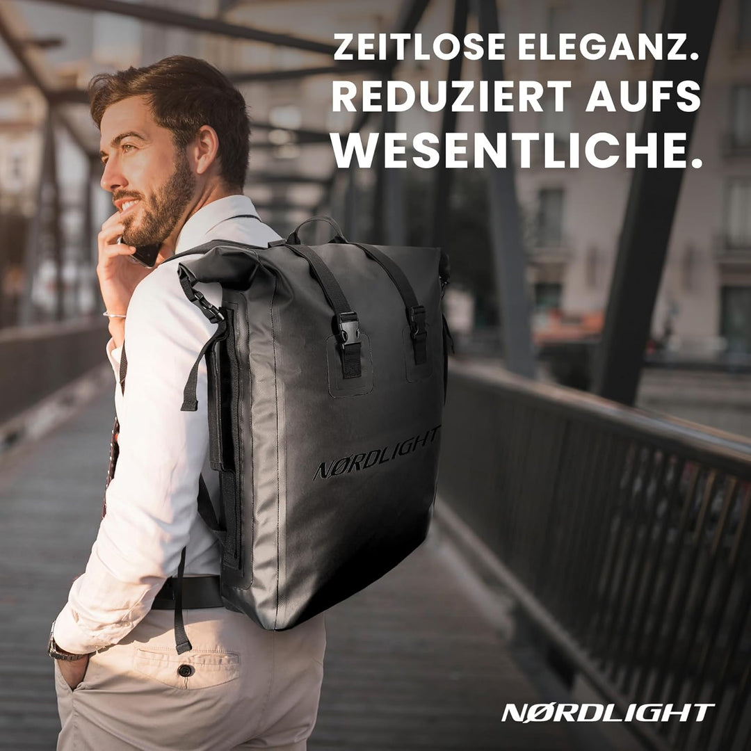 Nordlight Wasserdichter Rucksack Dry Bag 35l - Roll Top Rucksack mit gepolstertem Tragegurt, wasserd