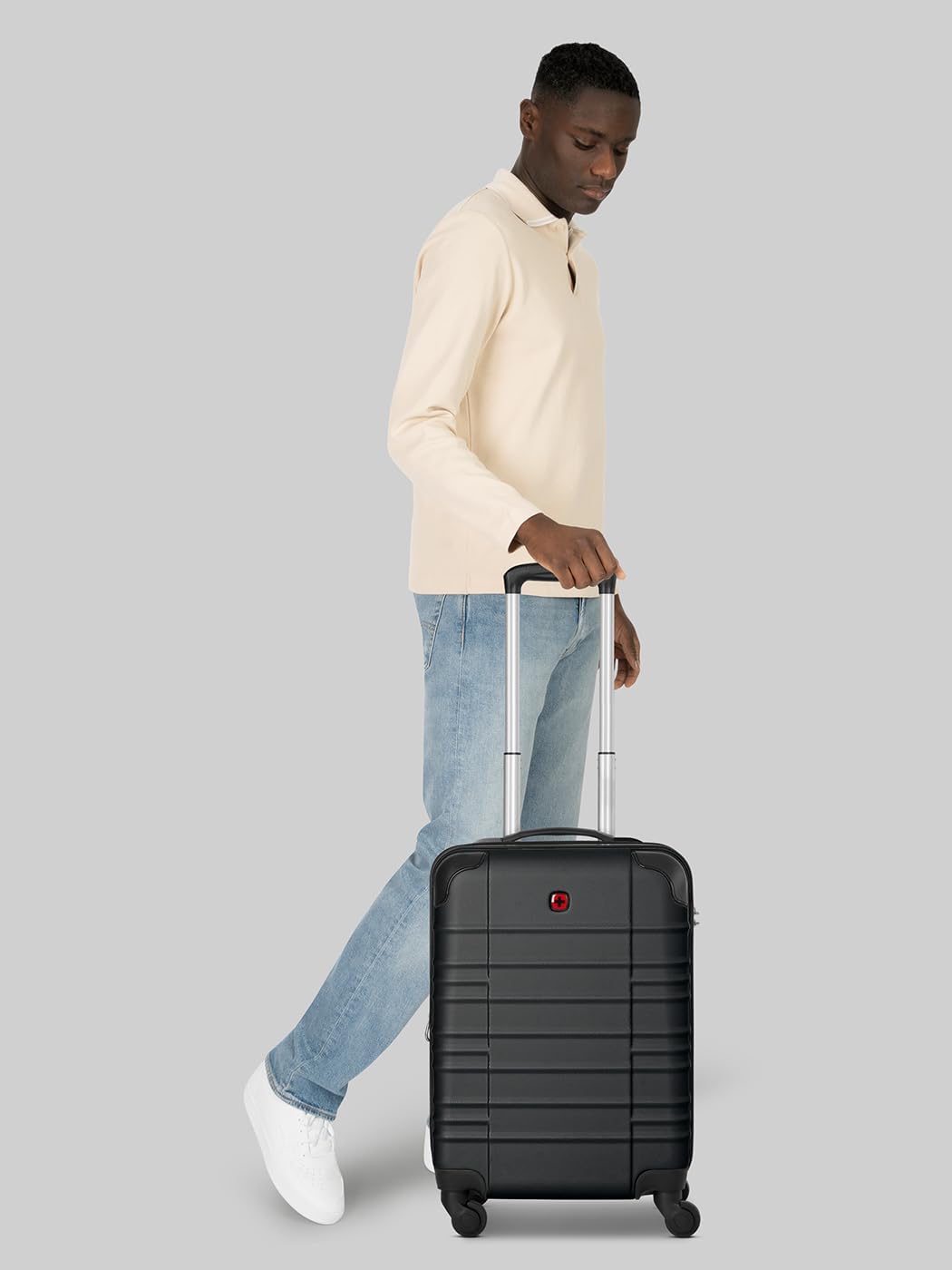 WENGER Kabinen-Koffer für Damen und Herren | Kleiner Cabin-Trolley 37 x 23 x 53 cm aus hochwertigem,