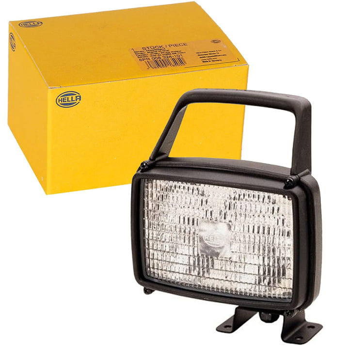 HELLA Halogen Arbeitsscheinwerfer - Double-Beam - 24V / 12V - Anbau/Schraubanschluss - Vierpunktbefe