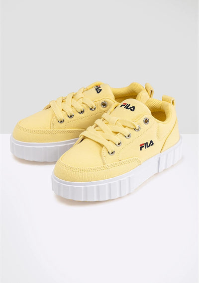 FILA Mädchen Sandblast C Kids Sneaker 28 EU Pale Banana, 28 EU Pale Banana