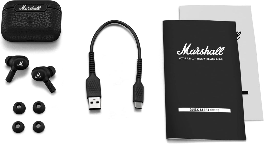 Marshall Motif ANC - True Wireless Active Noise Cancelling Geräuschunterdrückung In-ear Bluetooth Oh