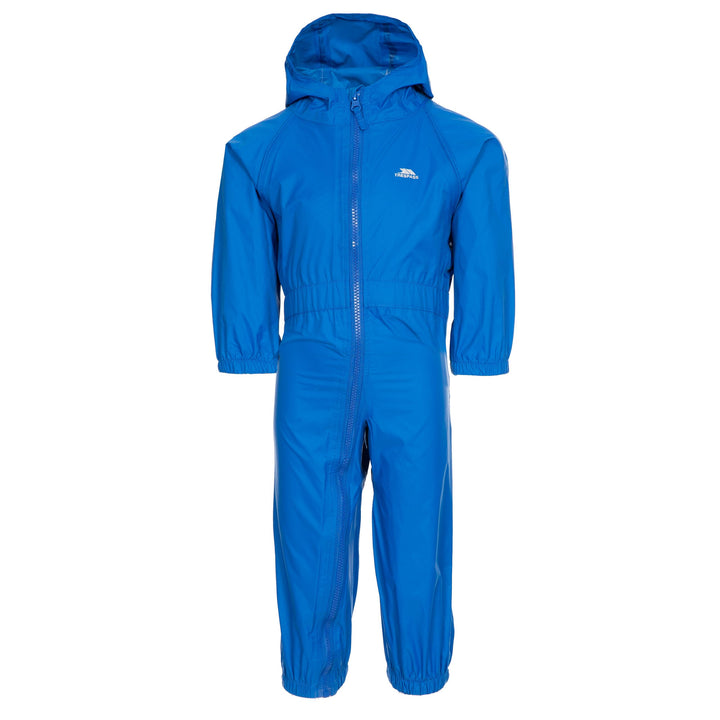 Trespass Unisex Kinder Button Regenanzug 12-18 Monate Blau, 12-18 Monate Blau