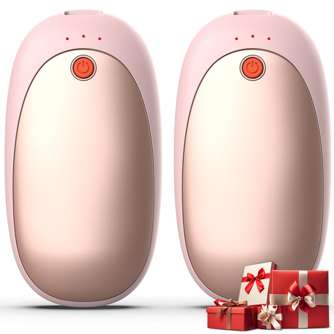 2er-Pack Handwärmer Wiederaufladbarer Magnetischer Taschenwärmer mit 6000mAh USB Elektrische Handwär