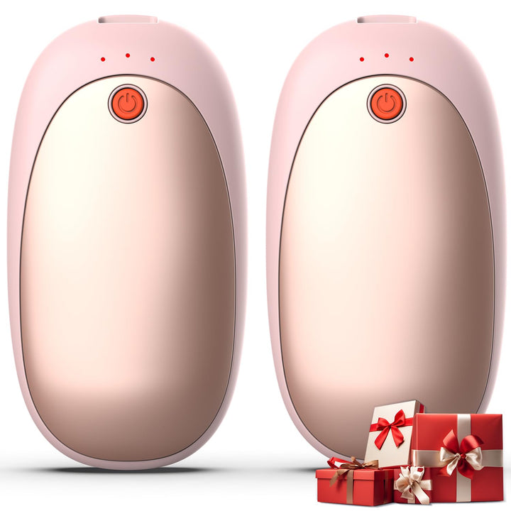 2er-Pack Handwärmer Wiederaufladbarer Magnetischer Taschenwärmer mit 6000mAh USB Elektrische Handwär