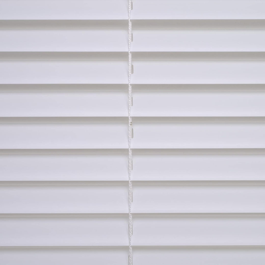 Liedeco Jalousie für Türen, 220 cm Länge, Kunststoff-Jalousie weiss Breite 40 cm 40 x 220 cm, 40 x 2