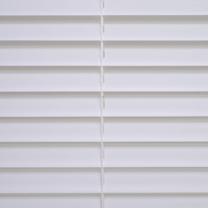 Liedeco Jalousie für Türen, 220 cm Länge, Kunststoff-Jalousie weiss Breite 40 cm 40 x 220 cm, 40 x 2