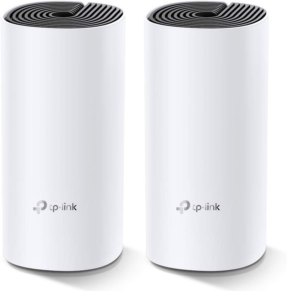 TP-Link Deco M4 Mesh WLAN Set (2er Pack), AC1200 Dual Band Router & Repeater, 2x Gigabit Ports für j