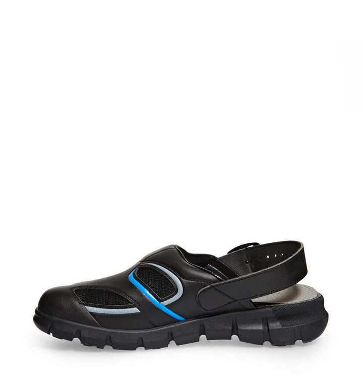 ABEBA 37341 DYNAMIC ESD Verstopfen, OB, A, E, FO, SRC, Schwarz/Blau, Grösse 43 43 EU, 43 EU