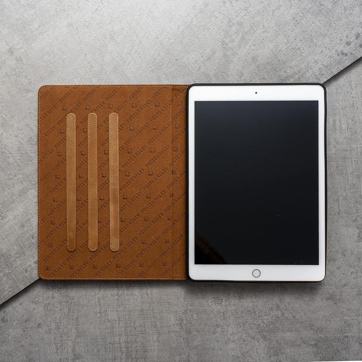 Porter Riley - Lederhülle für iPad Mini 6 (2021) 8,3 Zoll. Premium Echtleder Standhülle/Cover/Flip (