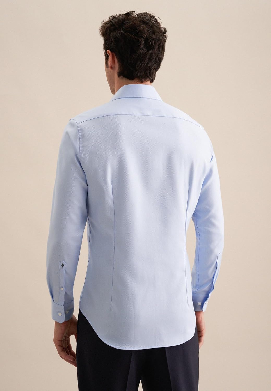 Seidensticker Herren Men Shaped Longsleeve Cotton Businesshemd 37 Blau(253690), 37 Blau(253690)