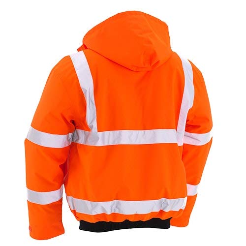 teXXor Warnschutz-Pilotenjacke Whistler wasserdichte, winddichte Arbeitsjacke,3XL, orange, 4119 3XL