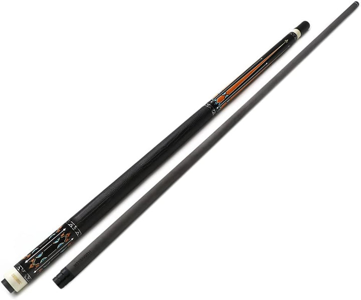CUESOUL Strength 58 Zoll 19 Unzen Kohlefaser-Pool-Queue, 12,5-mm-Spitzen CSPC-ST-2, CSPC-ST-2