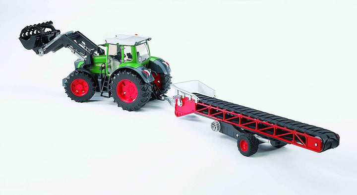 bruder 02031 - Förderband, klappbare Deichsel, höhenverstellbares Fahrgestell - 1:16 Transportband F