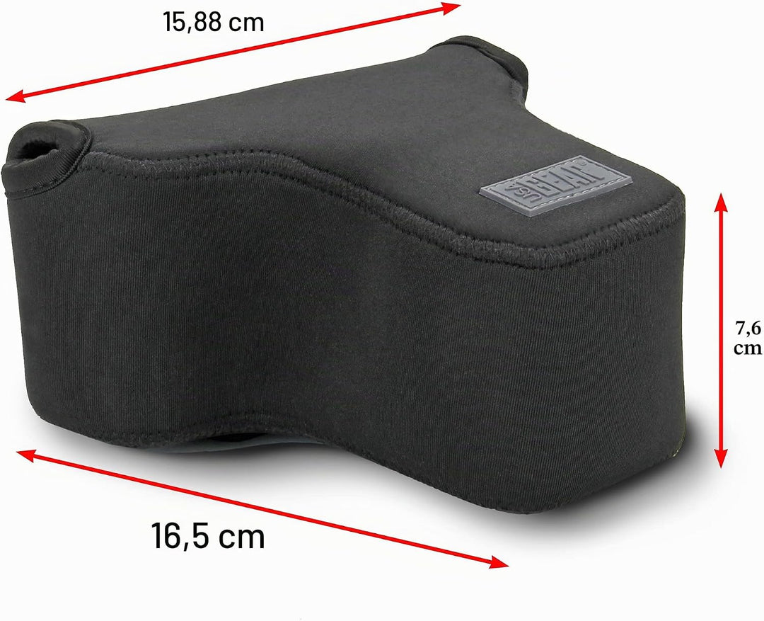 USA GEAR DSLR Kameratasche Klein für Spiegelreflexkameras, SLR-Kamerahülle mit Neoprenschutz, Gürtel