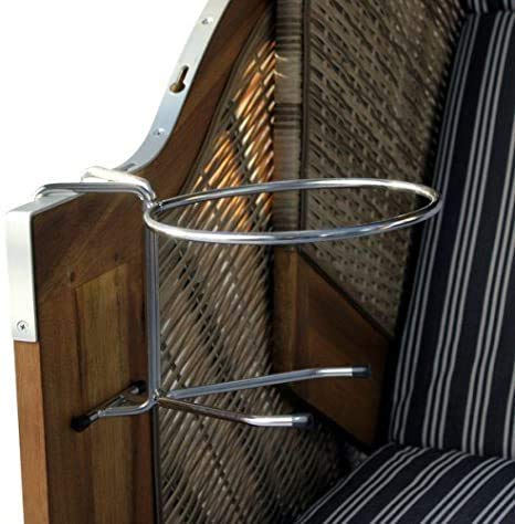 Sektkübelhalter aus Edelstahl, Sektkuehler Flaschenhalter Garten Deko Zubehör Getraenkehalter, ideal
