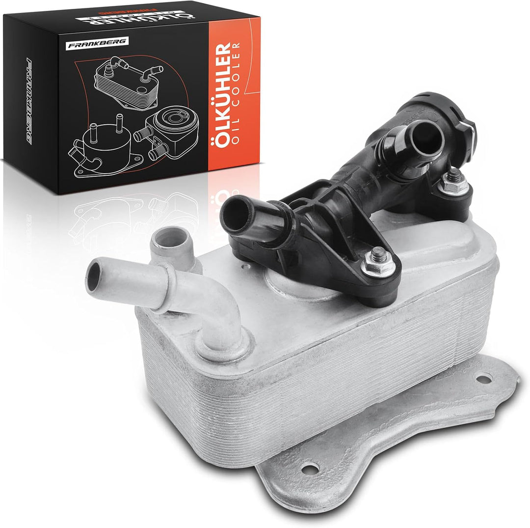 Frankberg Ölkühler Motoröl Automatikgetriebe Kompatibel mit 3er E90 E91 E92 E93 5er F07 F10 F11 7er