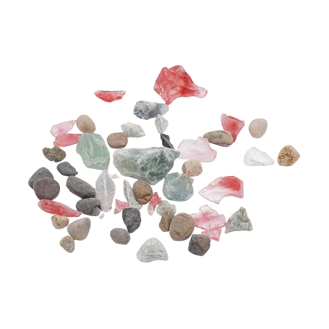 Starter Komplettes Steinpolierer Set, Rock Polierset mit 7-Tage-Timer DIY Edelsteine Poliermaschine