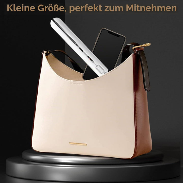 Mini Lockenstab USB Glätteisen Kabellos Dual Purpose Curling Eisen Tragbarer Reise Lockenstab Haargl