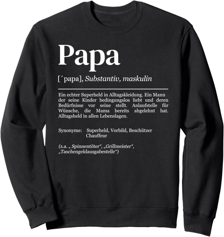 Papa Definition Sweatshirt